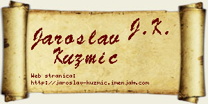 Jaroslav Kuzmić vizit kartica
